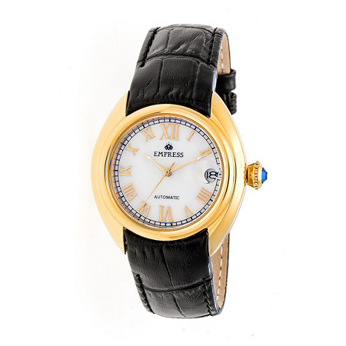 Empress Unisex Black Strap Watch-Empem1403