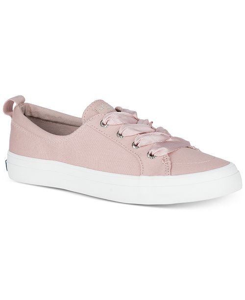 Women's Crest Vibe Satin Lace-Up Memory Foam Fashion Sneakers