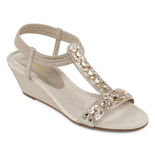 East 5th® Violetta Jeweled Strap Sandals