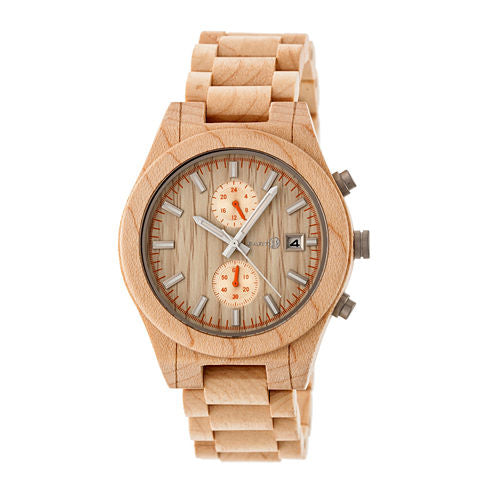 Earth Wood Castillo Unisex Brown Bracelet Watch-Ethew5101