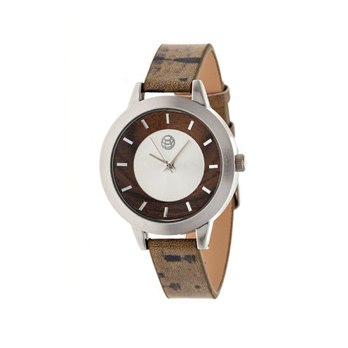 Earth Wood Autumn Dark Brown Strap Watch ETHEW3002