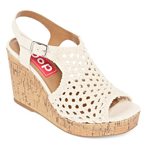 Pop Evie Womens Wedge Sandals