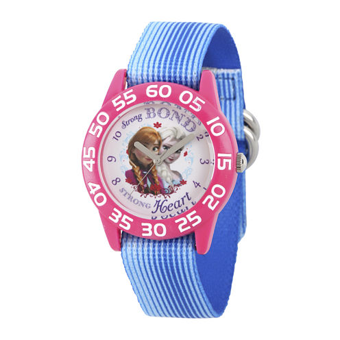 Disney® Frozen Girls Blue Strap Watch