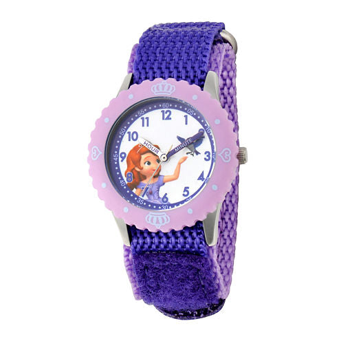 Disney Sofia Kids Time Teacher Purple Fast Strap Watch