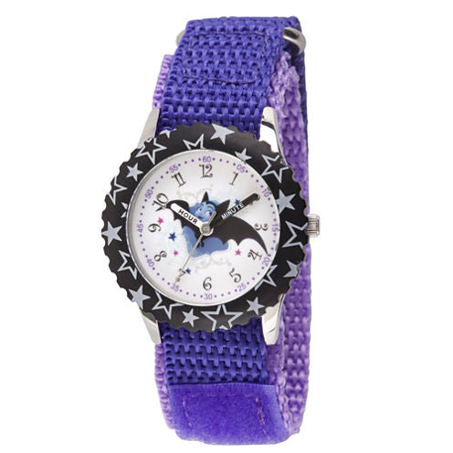 Disney Girls Purple Strap Watch-Wds000419