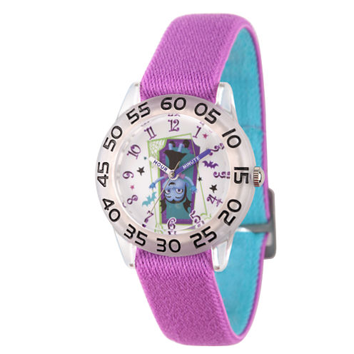 Disney Girls Purple Strap Watch-Wds000415