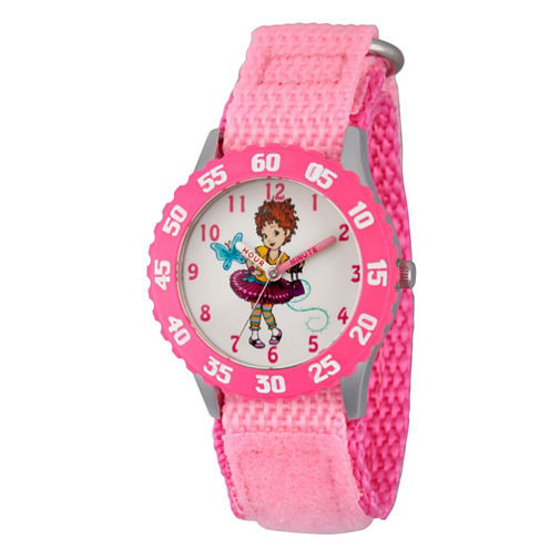 Disney Fancy Nancy Girls Pink Strap Watch-Wds000596