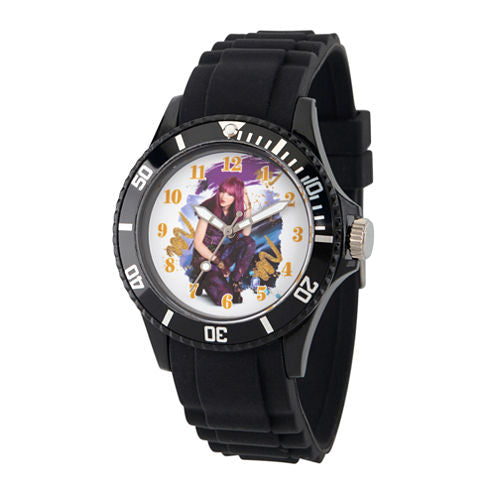 Disney Descendants Womens Black Strap Watch-Wds000243