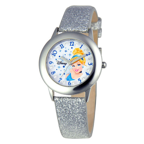 Disney Cinderella Tween Glitz Kids Stainless Steel Watch