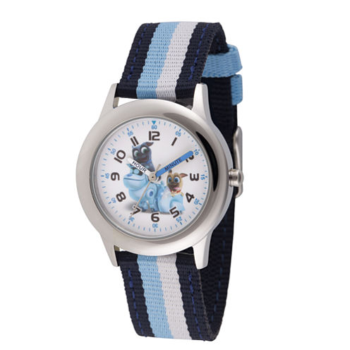 Disney Boys Blue Strap Watch-Wds000431