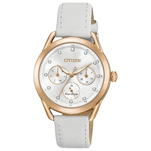 Drive from Citizen Womens White Strap Watch-Fd2053-04a