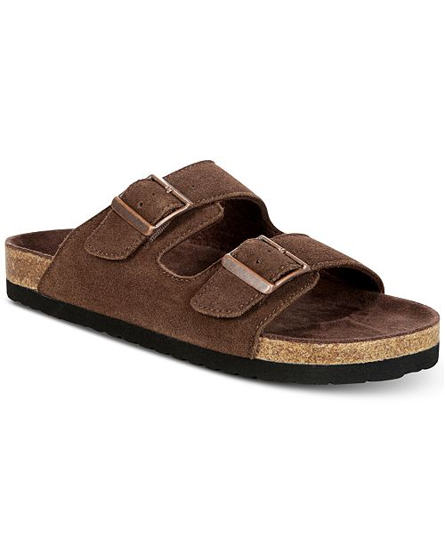 Men's Fin Suede Slip-On Sandals