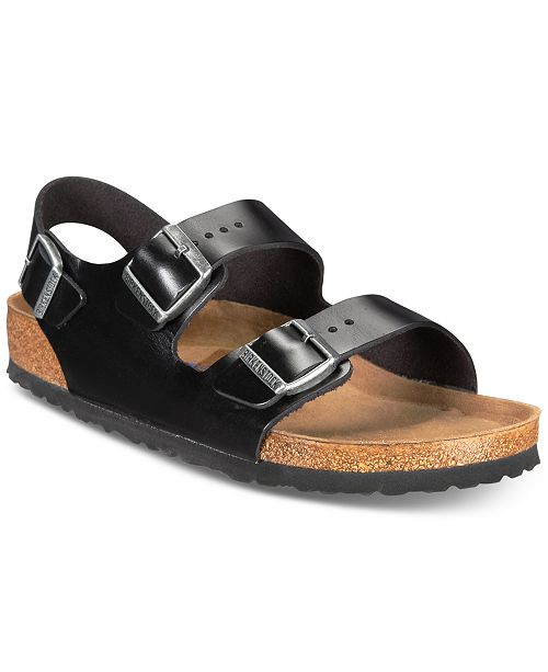 Men's Milano Leather Buckle Sandals