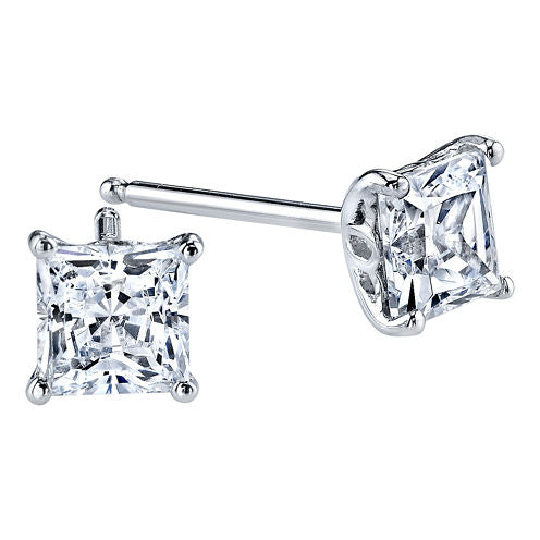 DiamonArt® 1 CT. T.W. Cubic Zirconia Square Stud Earrings