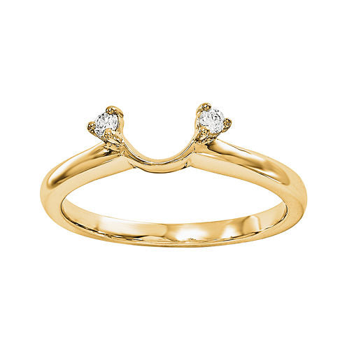 Diamond Accent 14K Yellow Gold Ring Enhancer