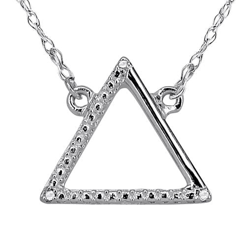 Diamond Accent 14K White Gold Necklace