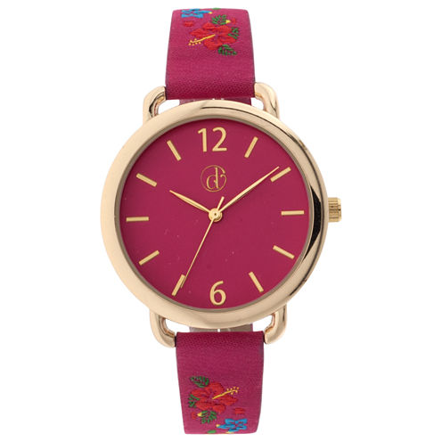 Decree Womens Pink Strap Watch-Dcr281pg