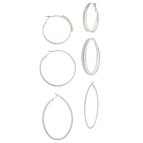 Decree Brass 41.9mm Hoop Earrings