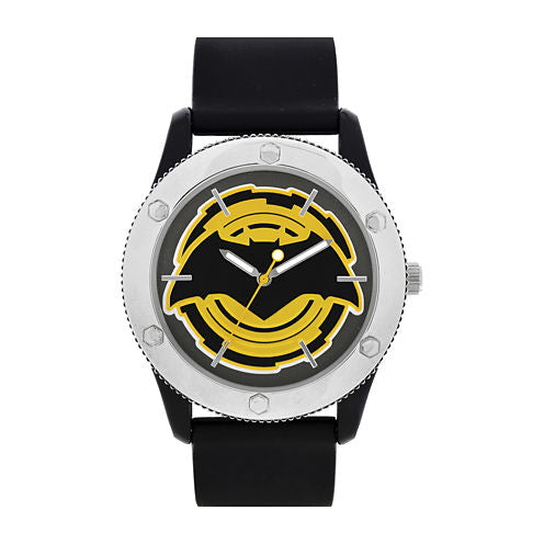 DC CoMensics® Mens Batman Black Strap WatchesDC Comics® Mens Batman Black Strap Watch