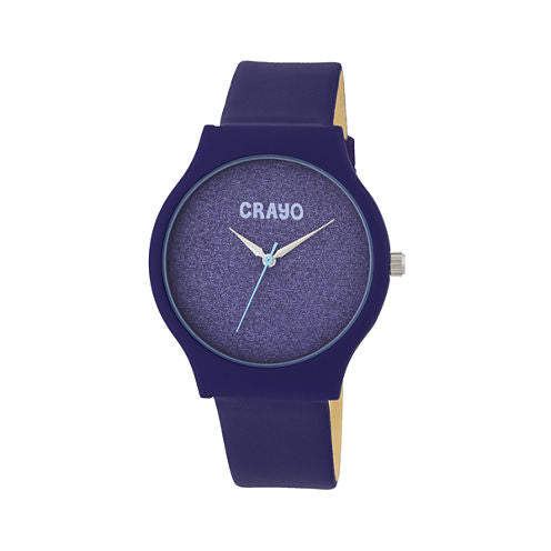 Crayo Unisex Purple Strap Watch-Cracr4507