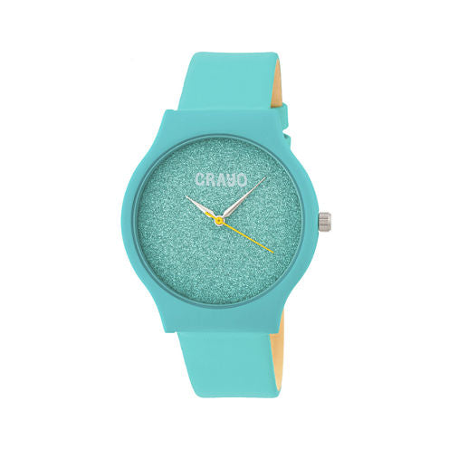 Crayo Unisex Blue Strap Watch-Cracr4504