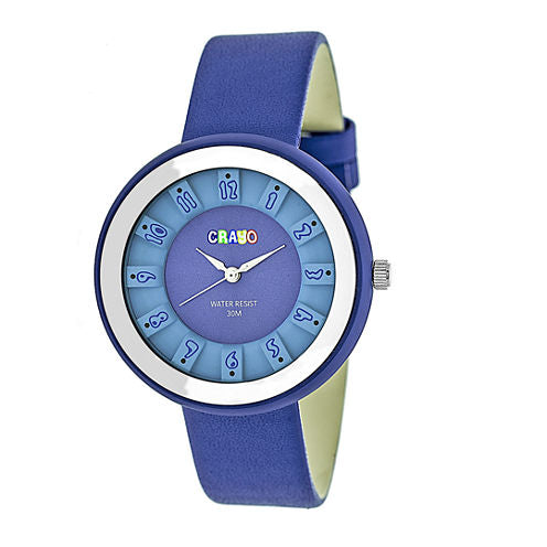 Crayo Unisex Blue Strap Watch-Cracr3406