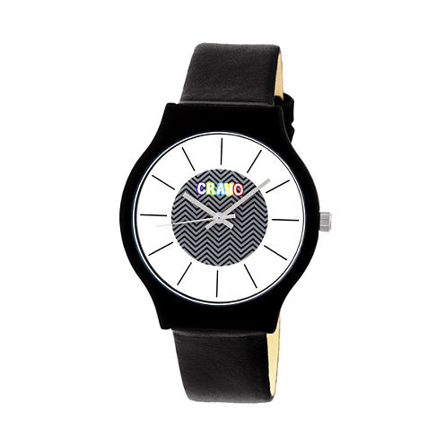 Crayo Unisex Black Strap Watch-Cracr4401