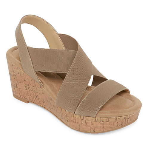 CL by Laundry Dallie Womens Wedge Sandals