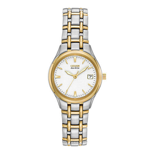 Citizen® Eco-Drive® Womens Two-Tone Watch EW1264-50A