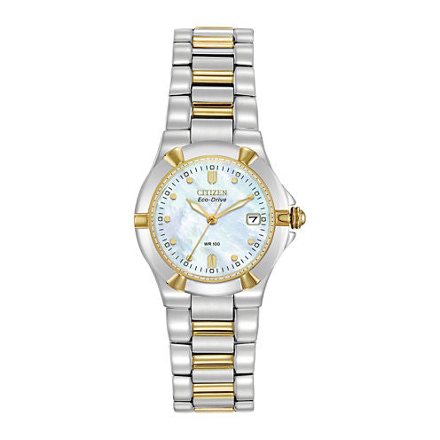 Citizen® Eco-Drive® Womens Two-Tone Stainless Steel Watch EW1534-57D