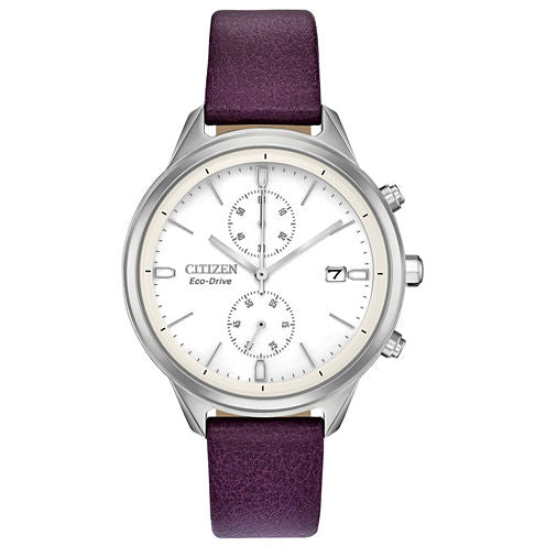 Citizen Womens Purple Strap Watch-Fb2000-11a