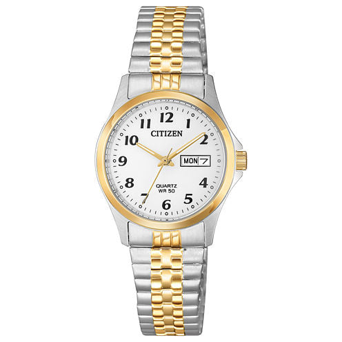 Citizen Quartz Womens Two Tone Bracelet Watch-Eq2004-95a