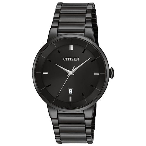 Citizen Quartz Mens Black Bracelet Watch-Bi5017-50e