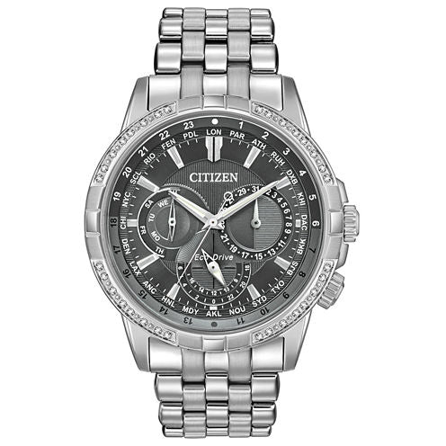 Citizen Mens Silver Tone Bracelet Watch-Bu2080-51h