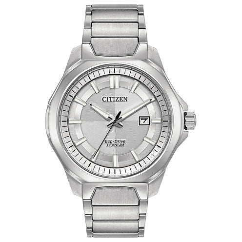 Citizen Mens Silver Tone Bracelet Watch-Aw1540-88a