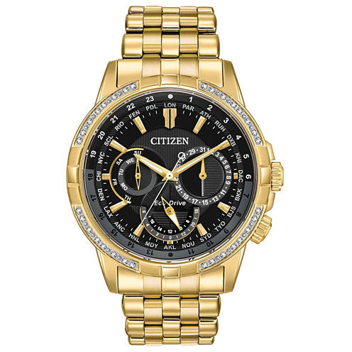 Citizen Mens Gold Tone Bracelet Watch-Bu2082-56e