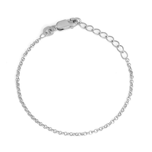 Children's Sterling Silver 6 Inch Rolo Chain Bracelet