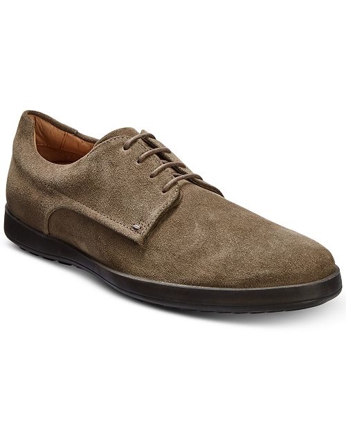 Men's Flat City Suede Lace-Up Derbys