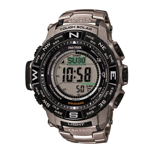 Casio® Mens Pro Trek Tough Solar Digital Sport Watch