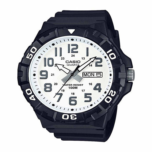 Casio Table Mens Black Strap Watch-Mrw210h-7apb