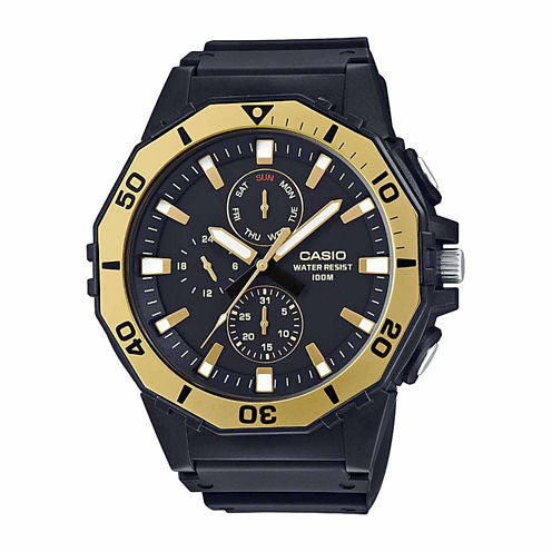 Casio Mens Black Strap Watch-Mrw400h-9a