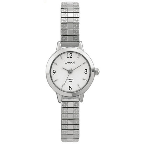 Carriage By Timex® Womens Two-Tone Expansion Watch C7A2419J