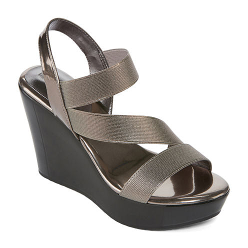 Style Charles Fitch Womens Wedge Sandals