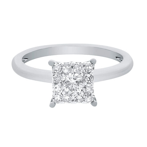 Brilliant Dream™  3/4 CT. T.W. Princess-Style Diamond Engagement Ring