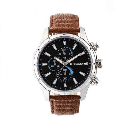 Breed Unisex Brown Strap Watch-Brd6802