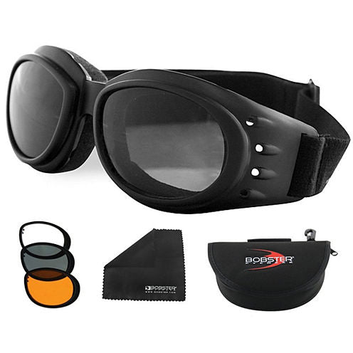 Bobster Cruiser 2 Interchange Goggle Black Frame w/3 Lenses