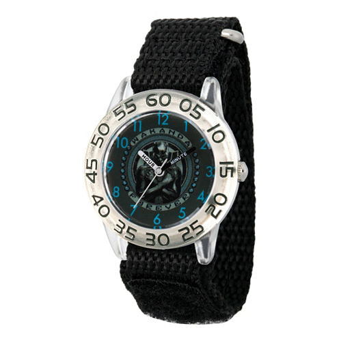 Black Panther Boys Black Strap Watch-Wma000280