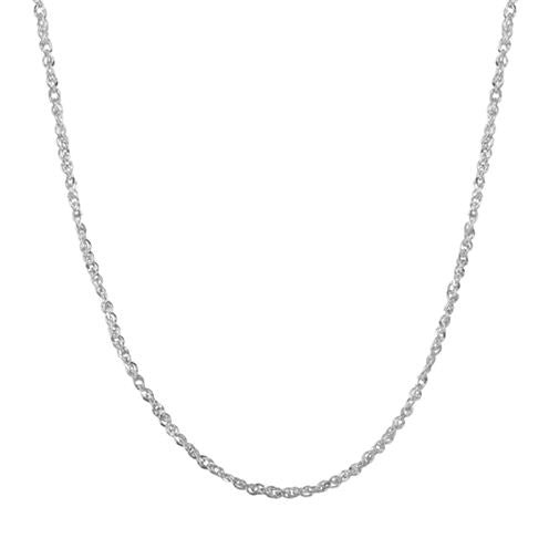 Birthstone Babies 10K White Gold Chain Necklace