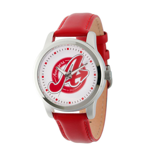 Avengers Mens Red Strap Watch-Wma000215