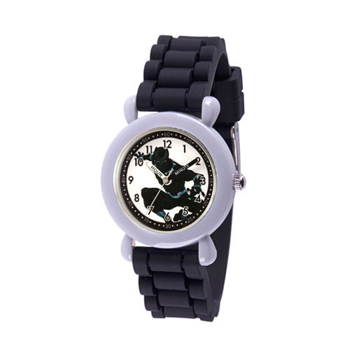 Avengers Boys Black Strap Watch-Wma000235